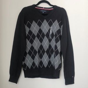 Tommy Hilfiger Argyle Print Sweater NWT